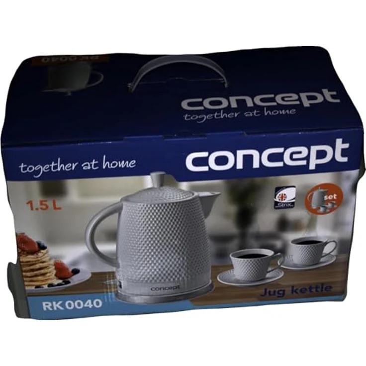 CONPT Hausgeräte RK-0040 Keramik Wasserkocher + 2 Tassen 1.5L 2200W – Bild 10