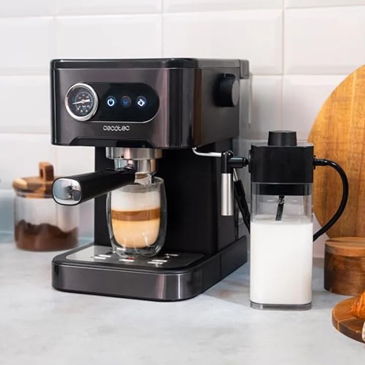 Cecotec Power Espresso 20 Pro, Espressomaschine in Dark Inox mit 20 bar Druckpumpe und 1,5-Liter-Wassertank – Bild 5
