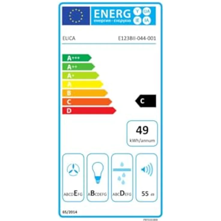 Elica PRF0181898, 90 cm Teleskop-Dunstabzugshaube mit 225 m³/h, grau – Bild 5