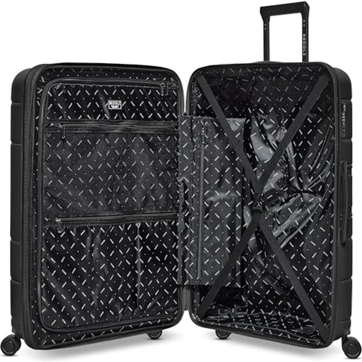 REDOLZ Hartschalen Check-in Koffer XL Trolley 51 x 32 x 76 cm Polypropylen | 4 Doppelrollen & TSA (Essentials 11) – Bild 3