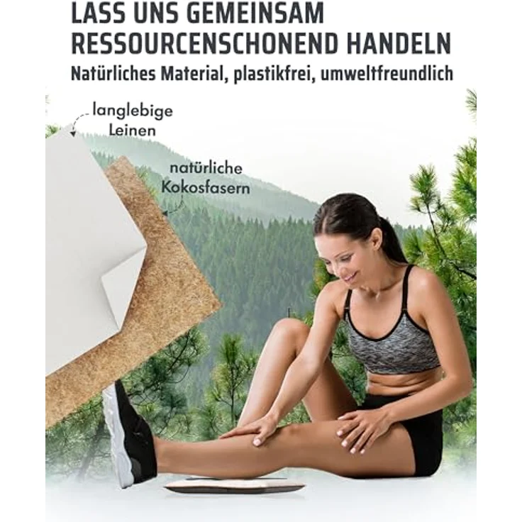 NEOLYMP Akupressurmatte Erweiterung 18 x 30cm, gefüllt mit Kokosfasern und Buchweizen, vier Farboptionen: beige, dunkelgrau, mintgrün und lavendel, inklusive Videoanleitungen für Akupunkturübungen – Bild 7