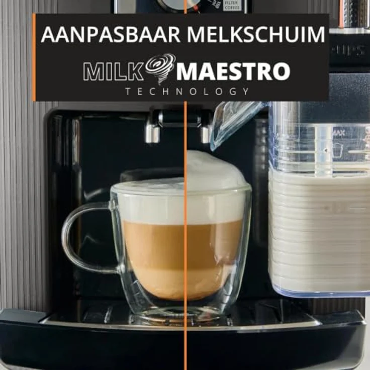 Krups Kaffeevollautomat EA402H Serenity Milk, 5 Getränke, Milk Maestro-Technologie, automatische Reinigung, 2 Tassen – Bild 8