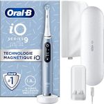 Oral-B iO Series 9 Special Edition, elektrische Zahnbürste, Bluetooth verbunden, 7 Bürsten-Modi, 1 Reiseetui, 1 Tasche, Blau