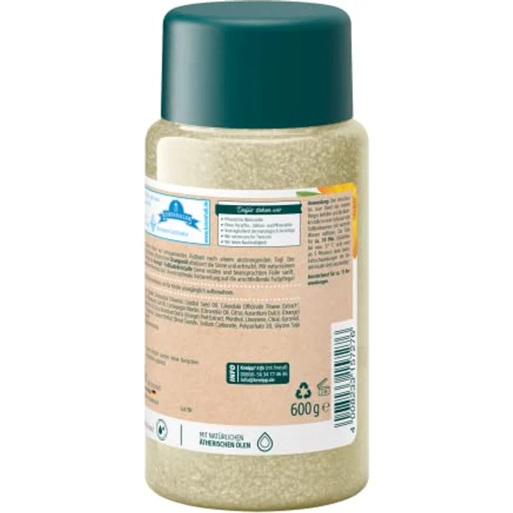 Kneipp Calendula & Orangenöl Desodorieren Fussbadekristalle, 600g – Bild 2