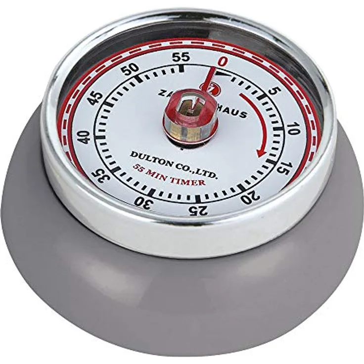 Zassenhaus M071795 Speed Küchentimer, Cool Grau, One Size ,