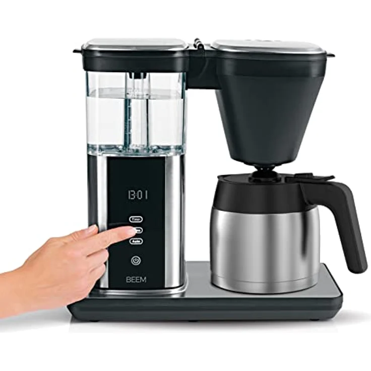 BEEM DIRECT-BREW Filterkaffeemaschine - Thermo | 1,25 l Bis zu 10 Tassen | Aroma-Plus-Funktion & Warmhaltefunktion | 24H-Timer | Digitales Touch-Display | Optimale Brühtemperatur 92-96 °C – Bild 4