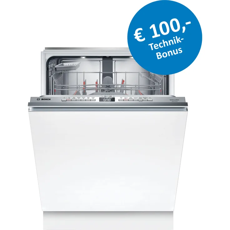 Bosch Exclusiv SMV4EBX04D, Geschirrspüler mit 13 Maßgedecken, A Energieeffizienz, 42 dB Geräusch, Home Connect-fähig