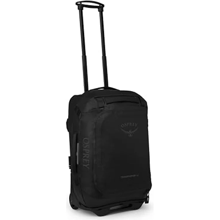 Osprey Transporter Wheeled Duffel 40, wasserfeste Reisetasche mit Aluminiumrahmen und 41 l Volumen, Schwarz – Bild 1