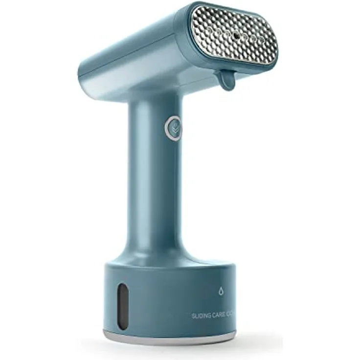 Taurus Sliding Care Compact Vertikales Dampfbügeleisen, Edelstahl, blau