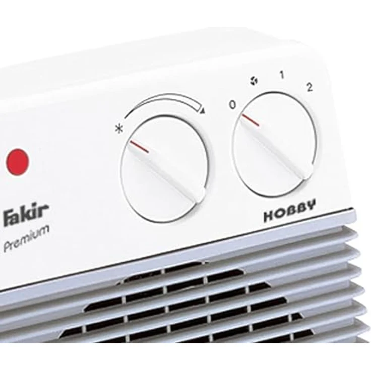 Fakir HL 600 Hobby - Heizlüfter , Badheizlüfter, Tischventilator, mit 2 Heizstufen, inkl. Thermostatventil, extra leise – 2.000 Watt, Heizlüfter – Bild 6