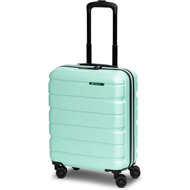 Franky Munich 4.0 Handgepäck Koffer | Hartschalen Trolley mit 4 Rollen, TSA-Zahlenschloss, Arretierbarer Griff, Kreuzpackgurt und Wäschefach | 40 cm x 20 cm x 53 cm - 2.6kg – Bild 1