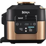 Ninja Speedi Multikocher 10-in-1, 5,7L Airfryer Fritteuse, Slow Cooker, Grillen, Backen, Schwarz & Kupfer