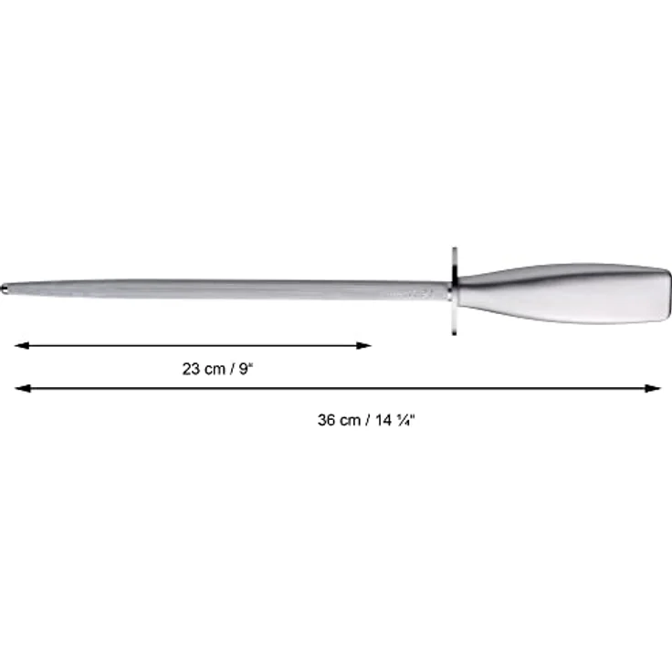 WMF Grand Gourmet Wetzstahl 36 cm, Wetzstab für Messer, Edelstahlgriff, Stahllänge 23 cm – Bild 3