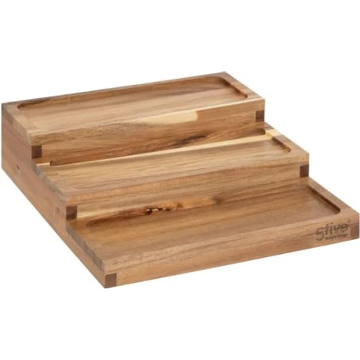 5five Gewürzregal "Harmony", mit 9 Gläsern aus Akazienholz, braun – Bild 3