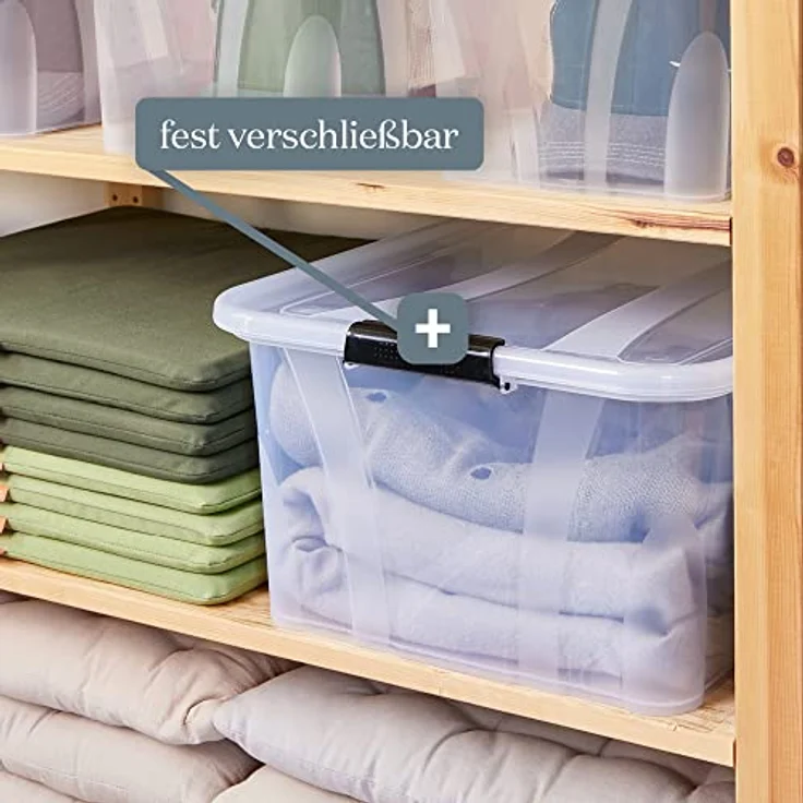 Siena Home Aufbewahrungsbox 14l 3 er Set Anzio – Bild 4