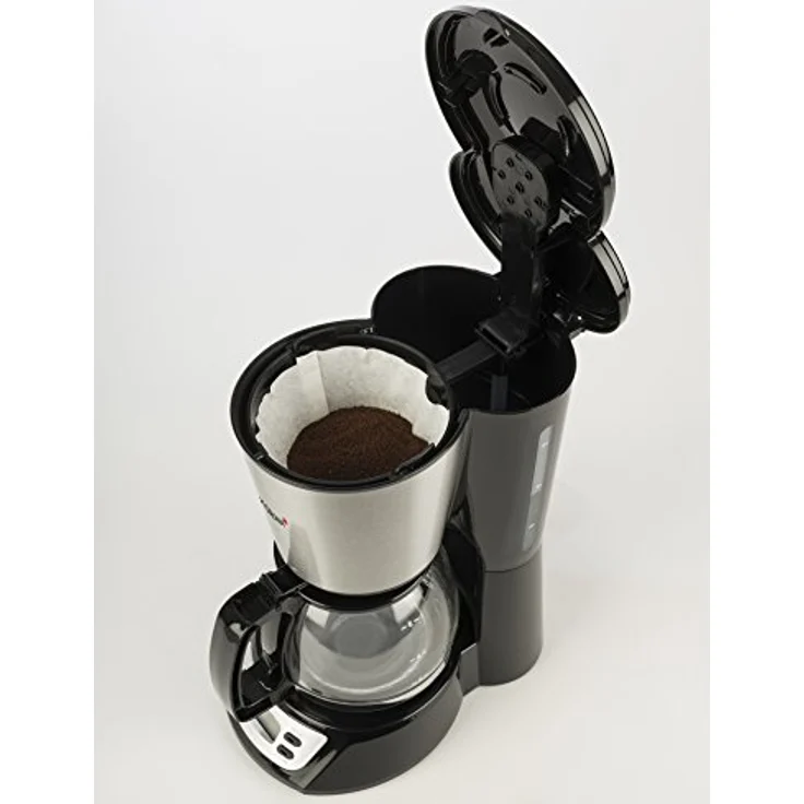 Korona 12113 Edelstahl Kaffeemaschine mit Timer Funktion - Filter Kaffeeautomat für 6 Tassen mit Glaskanne – Bild 4