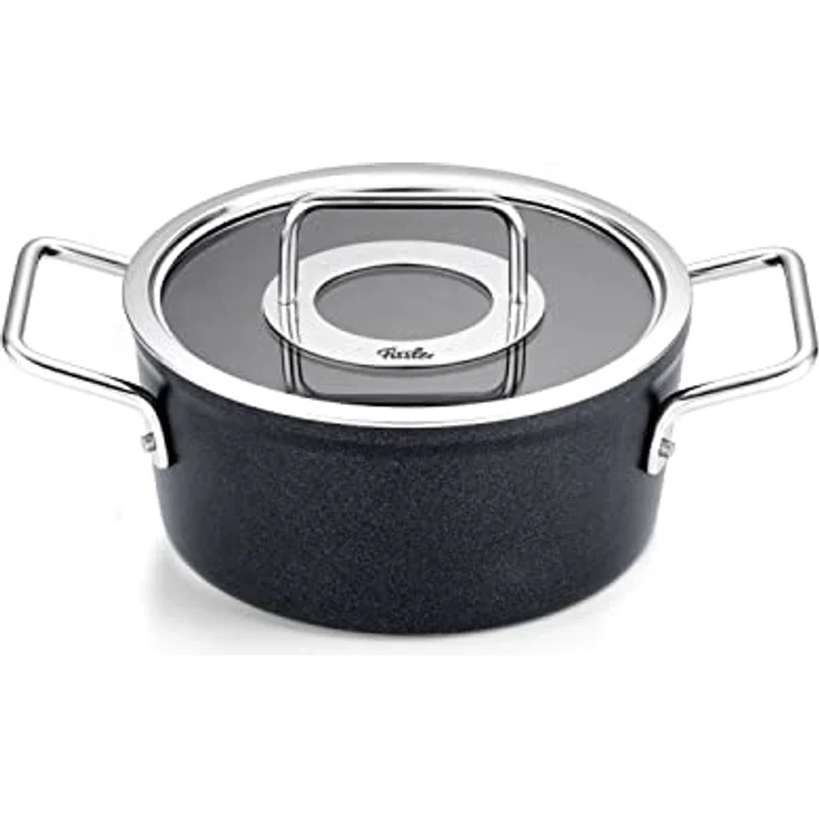 Fissler Adamant Aluminium-Kochtopf (Ø 20 cm, 2,7L) - PFOA-frei, antihaftend, Induktion, Anthrazit – Bild 1