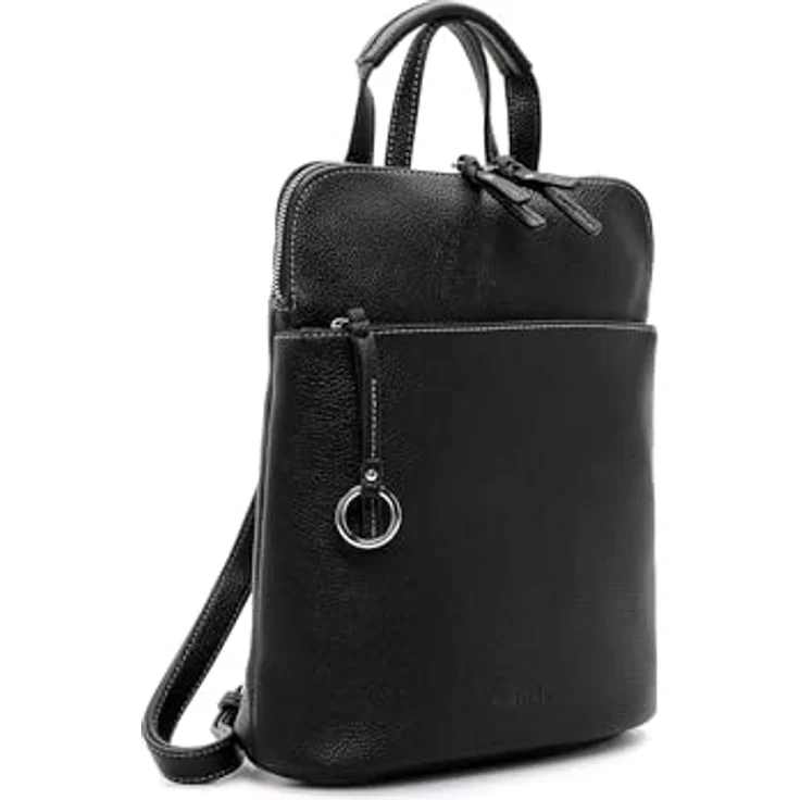 Suri Frey SFY Debby City Rucksack, 30 cm, schwarz, 100% Polyurethan, 29 x 11 x 30 cm – Bild 5