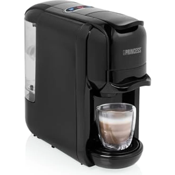Setpoint Kapselmaschine, 3in1 Kaffee-Padmaschine mit 19-bar Hochdruckpumpe, abnehmbarer Wassertank in Edelstahloptik – Bild 2