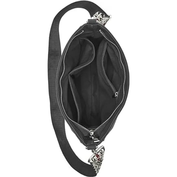 Vivance Umhängetasche, Handtasche mit verstellbarem und abnehmbarem Schulterriemen, vegan, vielseitig einsetzbar, gemustert – Bild 3