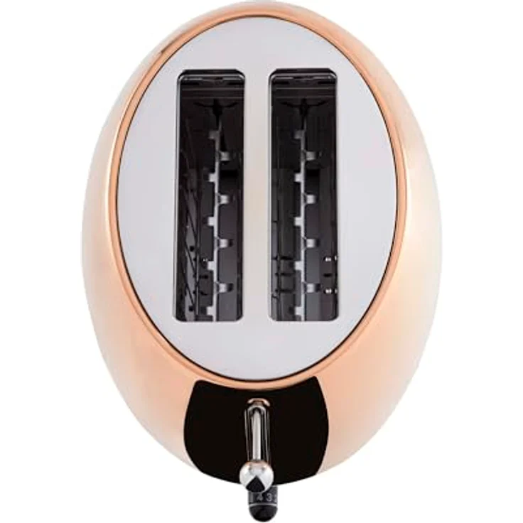 BUGATTI Romeo, Multifunktions-Design-Toaster aus Edelstahl, 7 Bräunungsstufen, 4 Funktionen, 870-1035 W, Glänzendes Roségold – Bild 3