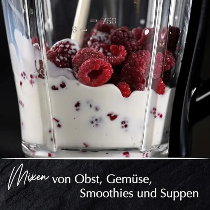 Stanley Rogers Standmixer und Smoothie Maker, 600W mit 1,5L Glasbehälter und 550ml To Go Trinkflasche, ideal für Smoothies und Crushed Ice – Bild 4