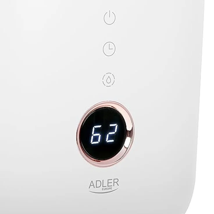 Adler Ad 7972 Ultraschall-Luftbefeuchter, LED-Display, Touch-Tasten, Aromatherapie, 4,0 Liter - Durchsichtig – Bild 7