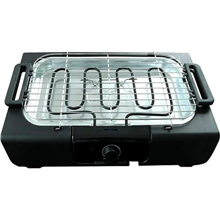 Elektrischer Grill 2000W Tischgrill Elektrogrill Gartengrill Themostat Elektro – Bild 1
