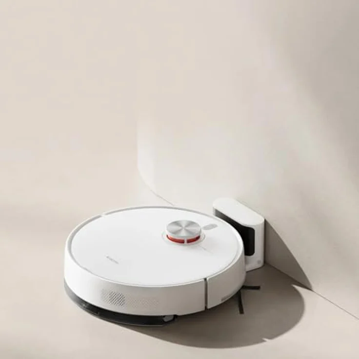 Xiaomi Robot Vacuum S40 EU, BHR084AEU, Staubsauger Roboter mit 5200 mAh Akku, bis zu 180 Minuten Laufzeit, beutellosem Staubbehälter, Nasswischfunktion, Weiss – Bild 2