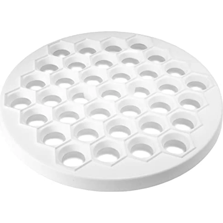4BIG.fun Backform Teigform Teigtaschen Pelmeni Ravioli 37 Zellen, (Pelmenniza Maultaschen) - Lebensmittelechter Kunststoff, 37 Zellen, spülmaschinengeeignet – Bild 3