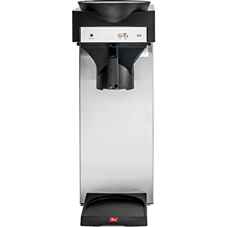 Melitta Filterkaffeemaschine für Isolierkannen, 170 MT, Edelstahl-Schwarz – Bild 2