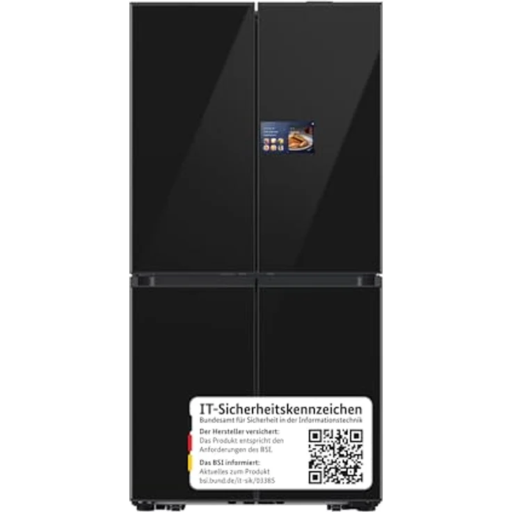 Samsung RM90F67CECEF Kühl-Gefrier-Kombination, 654 Liter, French Door, Glam Deep Charcoal, AI Hybrid Cooling, Smart Home Steuerung – Bild 2
