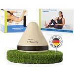 ARTZT vitality Triggerpunkt Drücker - Nachhaltig gefertigter Schmerzdrücker aus Deutschem Buchenholz - Trigger Tool löst Verspannungen & Verhärtungen | von Hand in DE produziert Natur, 7,5 x 7 cm