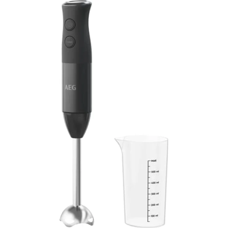 AEG HB4-1-4GG Stabmixer, 600W, 2 Geschwindigkeiten und Turbo-Funktion, 0,6L, granite grey – Bild 4