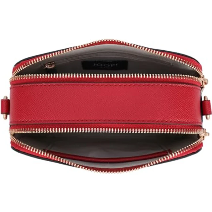 Joop! Jeans Cornice Mini Bag, Umhängetasche 18 cm, 100% Polyurethan, rot – Bild 4