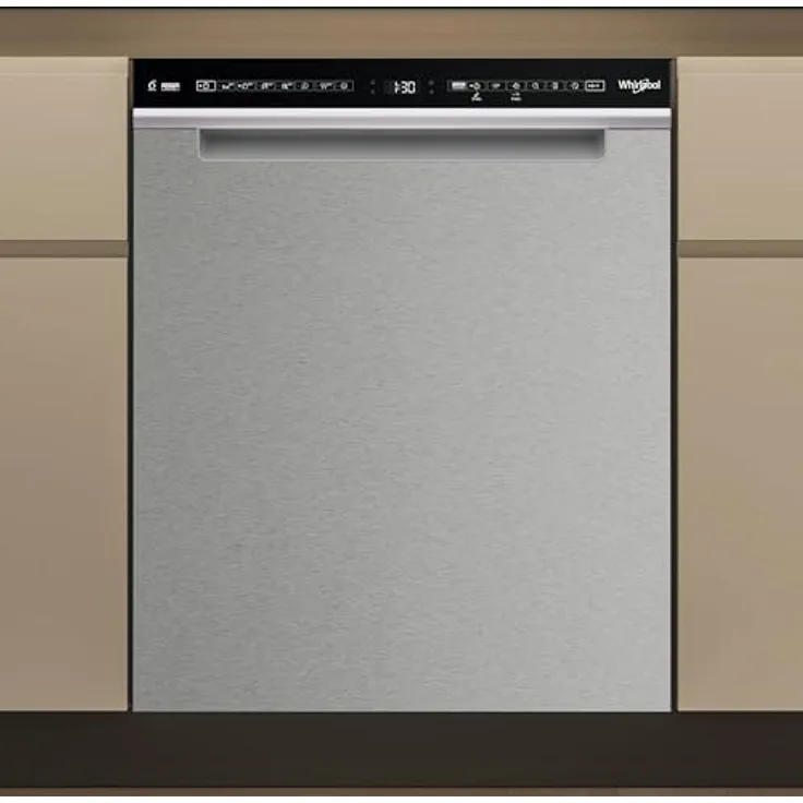 Whirlpool Unterbau-Geschirrspüler W7U HS31 X, 60 cm mit Vollwasserschutz, Maxi Space und 5 Spülprogrammen