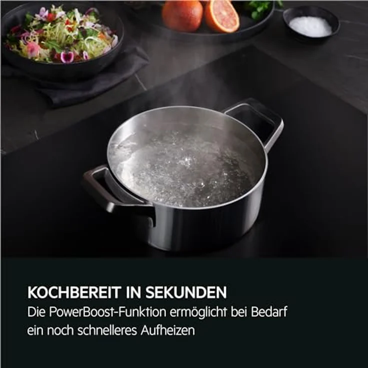 AEG TH84CB0BSZ, autarkes 83 cm Induktions Kochfeld mit 4 Zonen und integriertem Dunstabzug – Bild 17