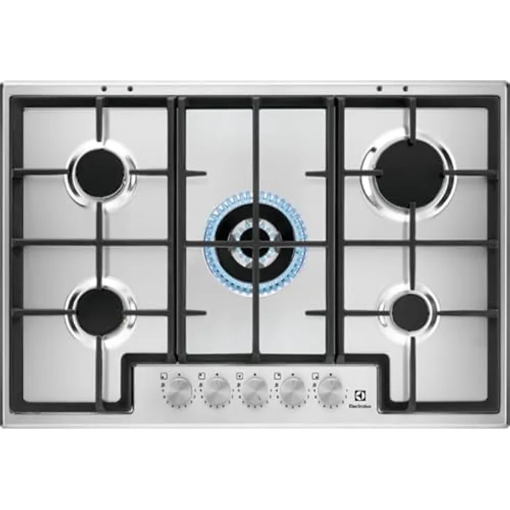Electrolux Kochplatte 5 Gasbrenner 75 cm Edelstahl EGS75362X