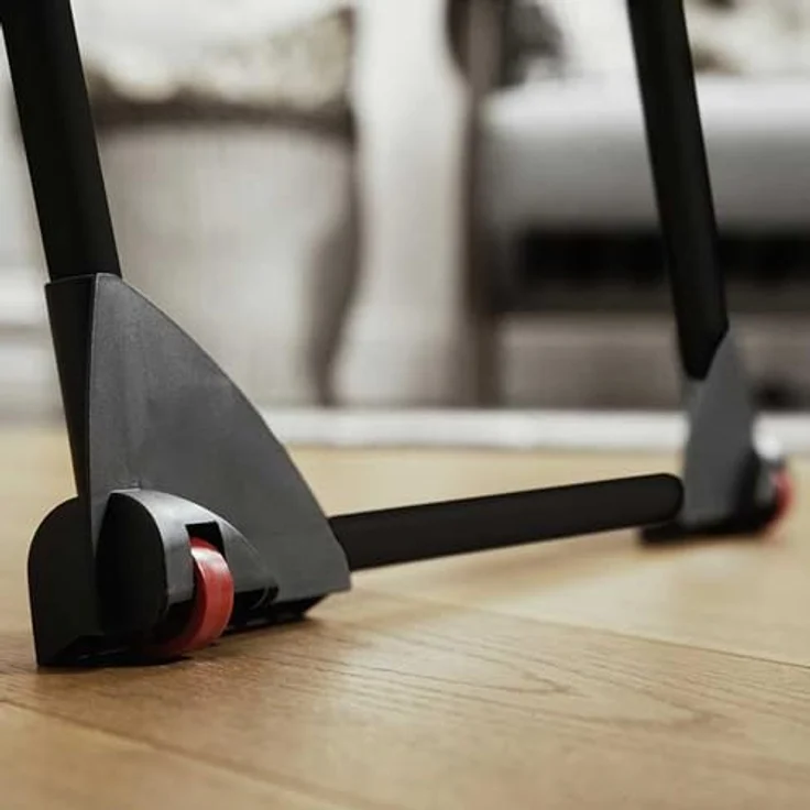 Vileda King Ultimate Wäscheständer, 20 m Trockenleinenlänge, Flügelwäscheständer mit Rollen, Kleinteilehalterung, Schwarz – Bild 5