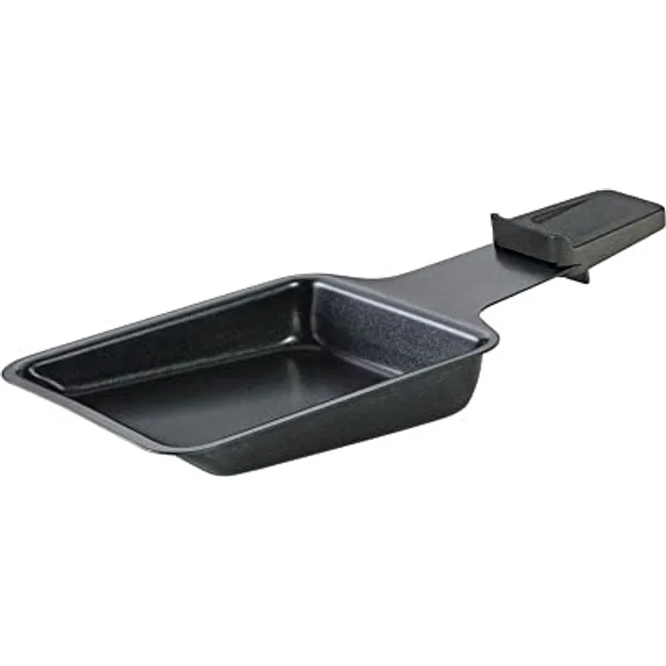 Spring Raclette Pfännchen 2er Set, Ersatzpfännchen 10,5 × 9 cm, antihaftversiegelt, hitzeisolierter Griff, passend zu COMPACT und CLASSIC Raclette Gerät