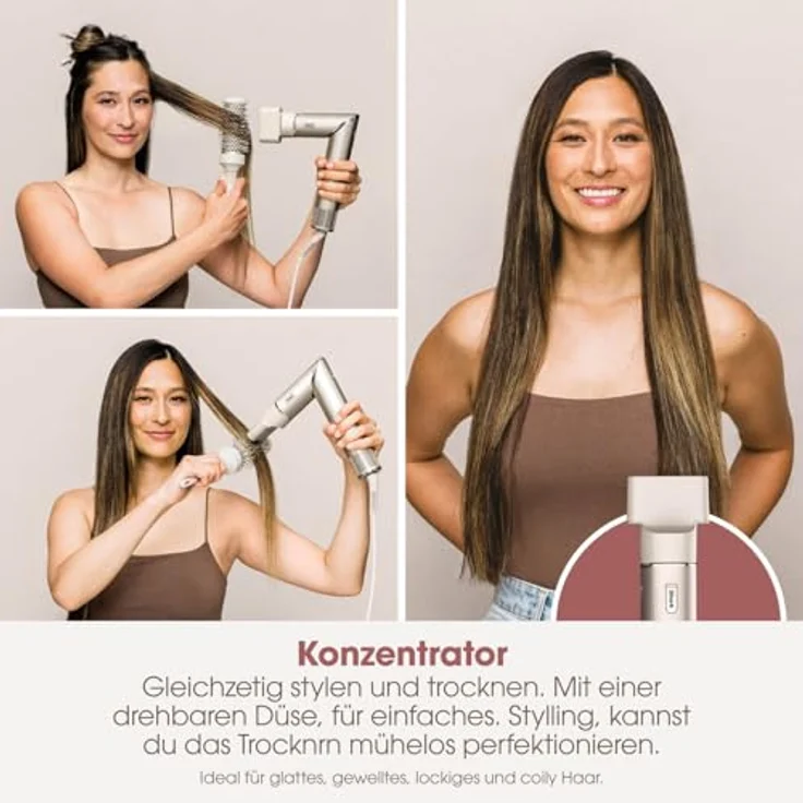Shark FlexStyle HD426SLEU, 3-in-1 Lockenstab und Haartrockner mit fortschrittlicher Technologie, silber – Bild 5