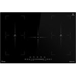 KKT KOLBE Elektro-Kochfeld IND7705HC, 77cm Induktionskochfeld Herdplatte 5 Zonen WLAN Smart App Kochplatte, schwarzes Glasplatte