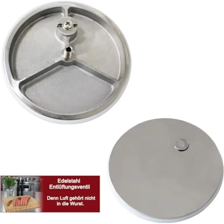 Beeketal BT07 Edelstahl Industrie Wurstfüllmaschine, 7 L – Bild 4