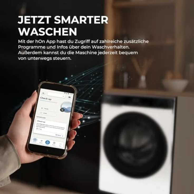 Haier HW140-BP14657U1 Waschmaschine 14kg, Smart Dual Spray, AI Power Motor, Refresh Dampf-Funktion, Weiss – Bild 8