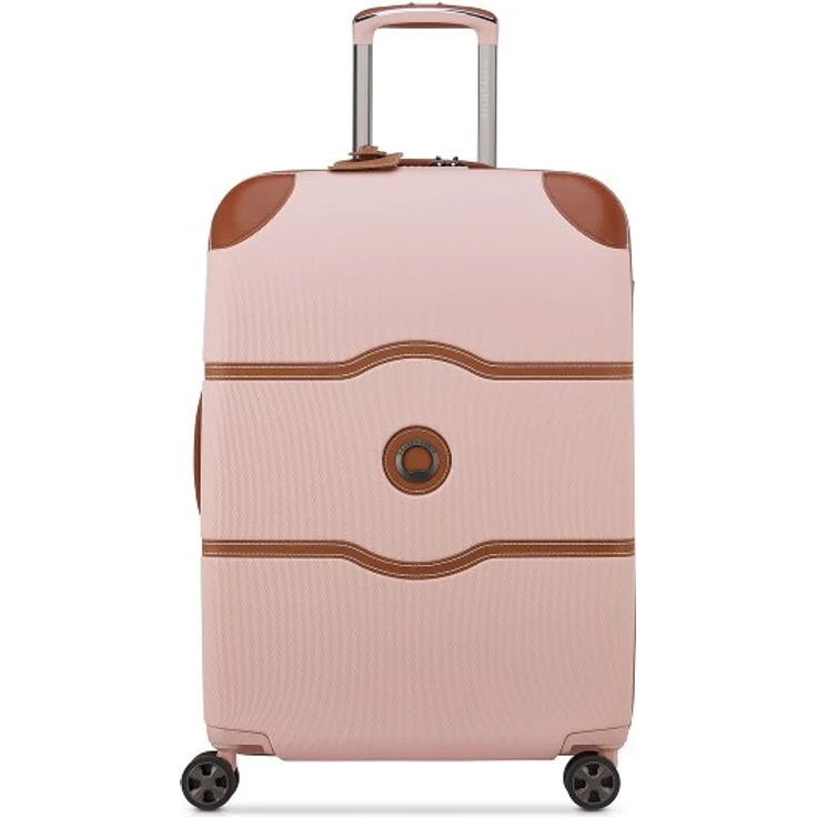 Delsey Paris Chatelet Air 2.0, 4-Rollen Trolley aus 100% Polycarbonat, 66 cm, pink