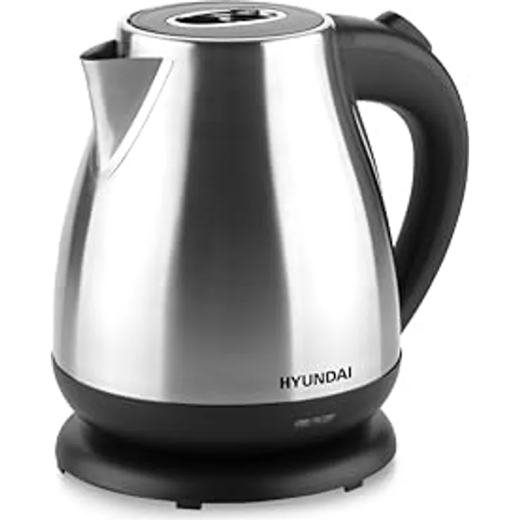 Hyundai Wasserkocher HYUVK782, 1,7 l, 2200 W, modernes Edelstahldesign