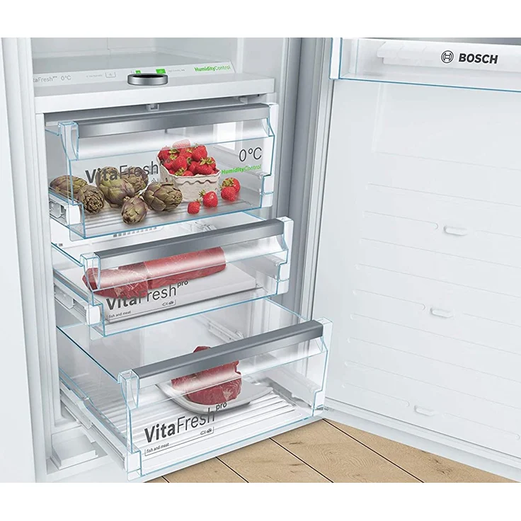 Bosch KIF81PFE0 Kühlschrank, Einbau, weiß, 0-Grad-Zone, LED, VitaFresh pro, Breite 55.8 cm – Bild 4