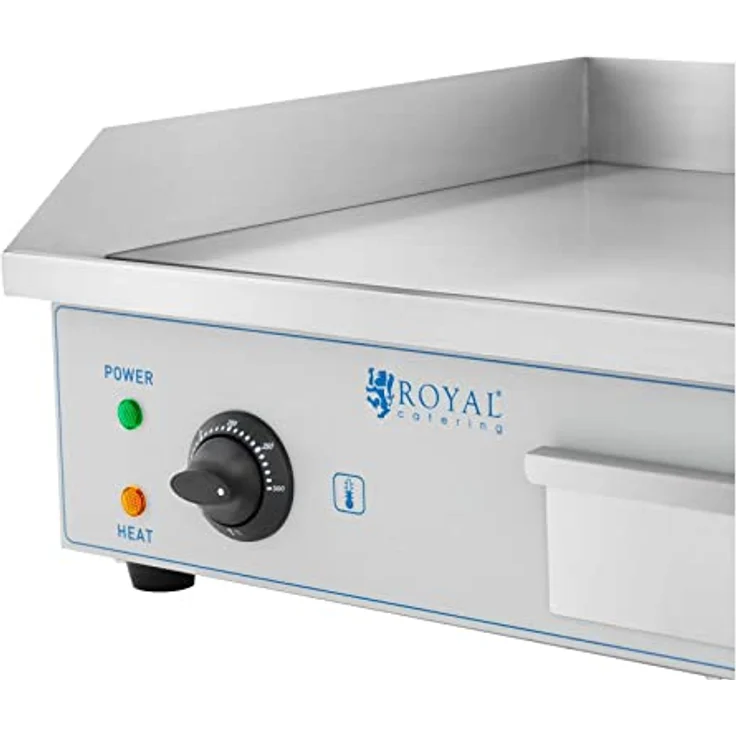 Royal Catering RC-EG73 Doppel Elektro Grillplatte 73 cm glatt 2 x 2.200 W Gastrogrill Grillplatte elektrisch - Preisvergleich – Bild 2