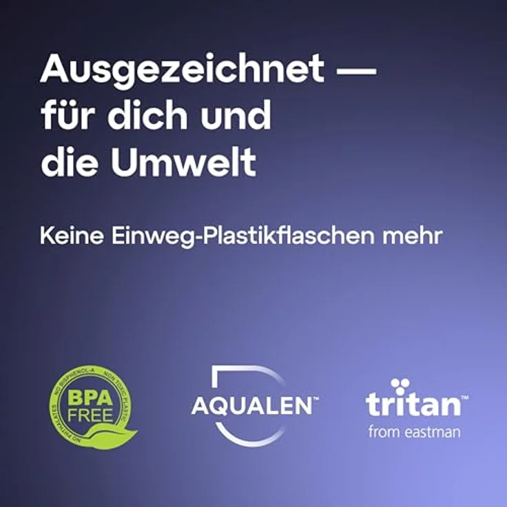 Aquaphor AQUAPHOR CITY blaue Filterflasche + 1 0,5 L Kartusche, Aktivkohlefilter für unterwegs – Bild 7
