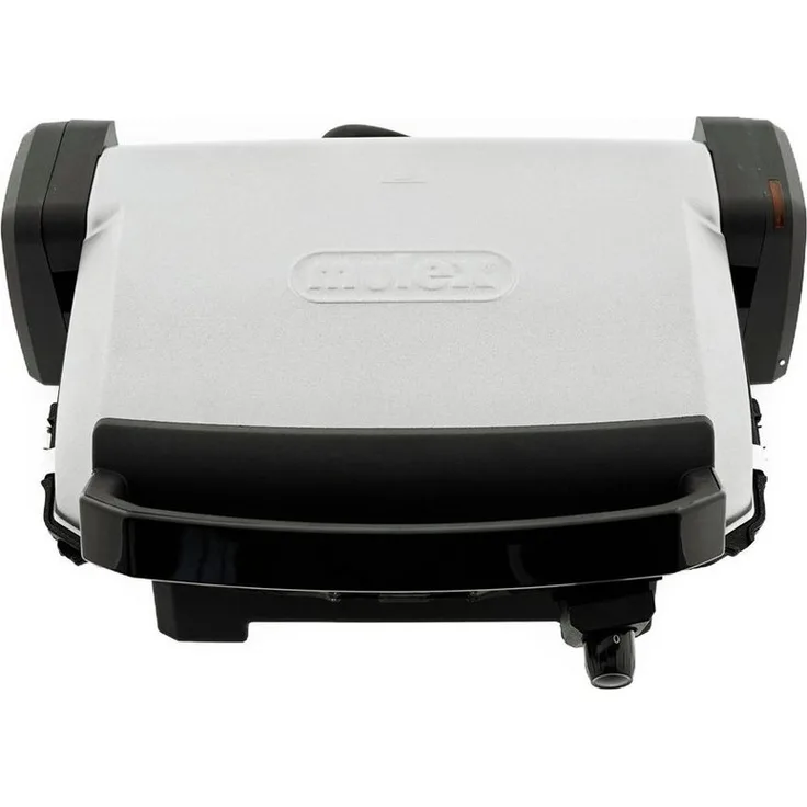 Mulex Sandwichmaker Grill & Sandwich-Toaster MX045 1.800 Watt, Platz für bis zu 6 Sandwiches, 180° Öffnungsmöglichkeit, Antihaftbeschichtung, schwarz